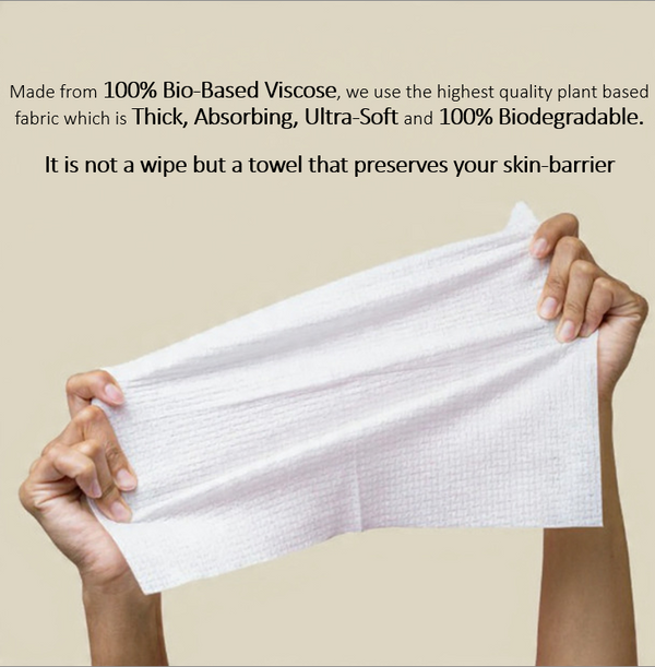 Disposable Face Towels XL Pack of 50