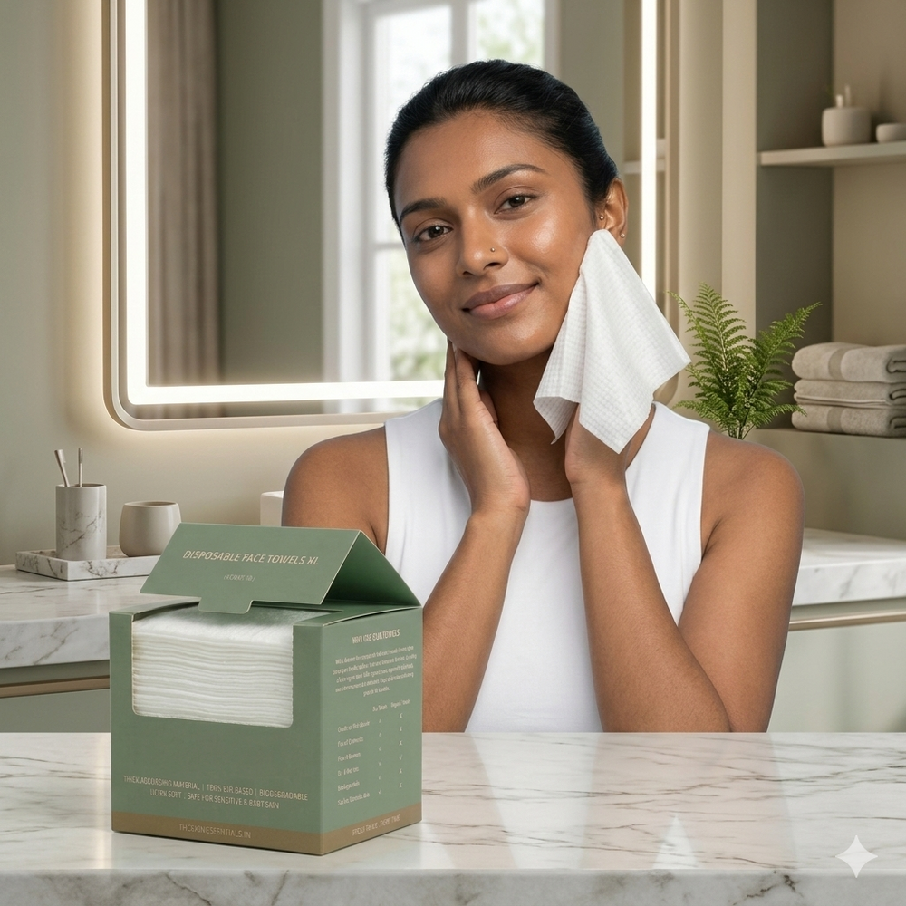 Disposable Face Towels XL  Pack of 50