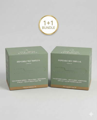 Disposable Face Towels XL  Pack of 50 (1+1)