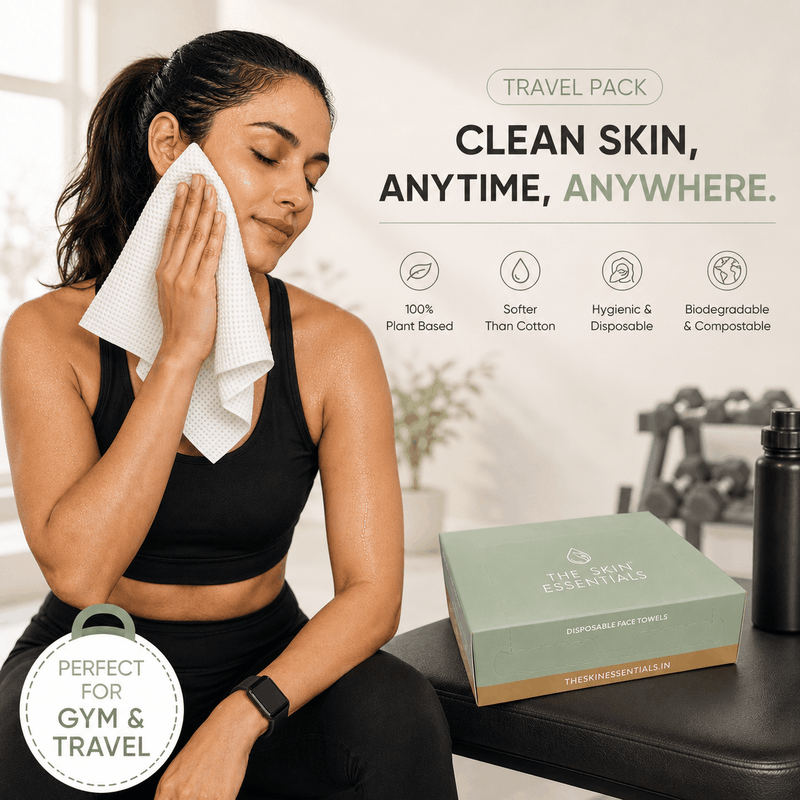 Disposable Face Towels Travel Pack — 3 x 10 Towels (30 Towels)